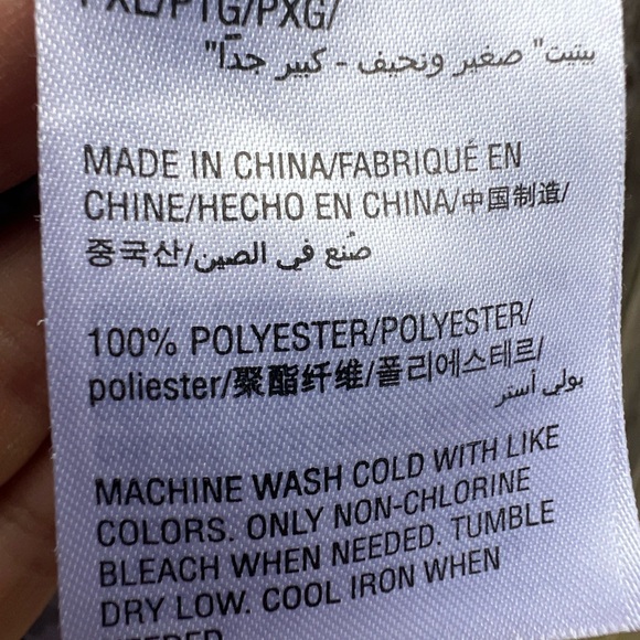 INC International Concepts Blue Gray White Floral Long Sleeve Top Women’s PXL - Picture 8 of 11